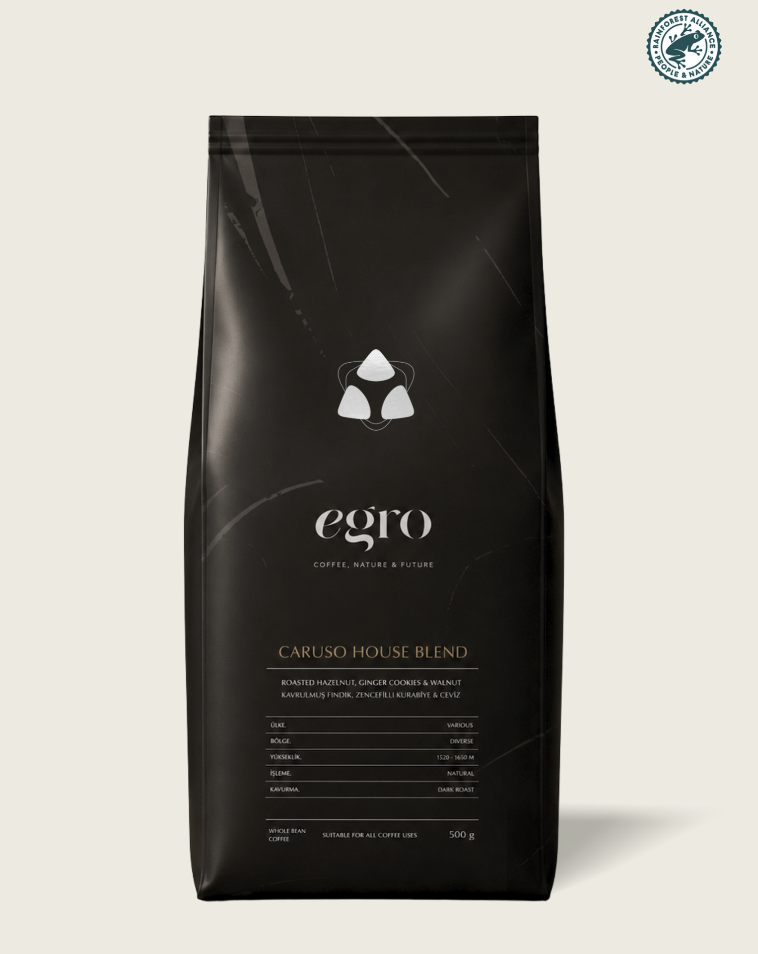 Caruso, House Blend 500G.